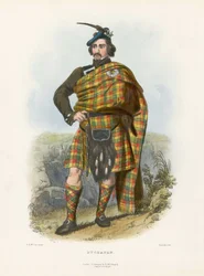 Buchanan, uit The Clans of the Scottish Highlands, uitgegeven 1845